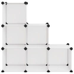 Cubes de rangement 6 pcs Transparent PP 