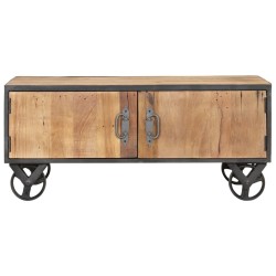 Table basse 90x50x39 cm Bois de récupération massif 