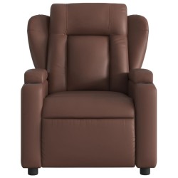 Fauteuil inclinable Marron Similicuir 