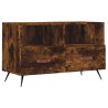 Meuble TV Chêne fumé 80x36x50 cm Bois d'ingénierie 