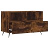 Meuble TV Chêne fumé 80x36x50 cm Bois d'ingénierie 