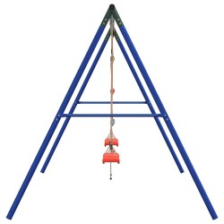 Ensemble de balançoire d'extérieur avec balançoires et échelle 