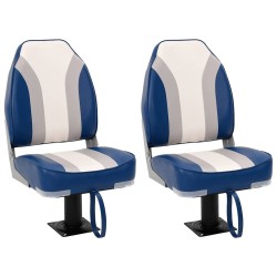 Ensemble de sièges de bateau pliables lot de 4 dossier haut 