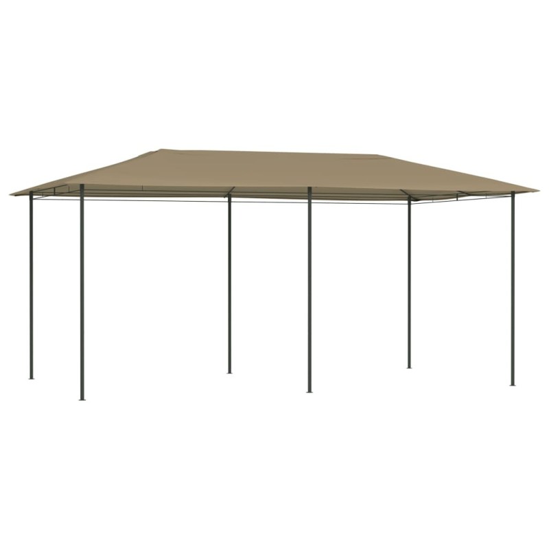 Belvédère 2,98x5,3x2,59 m Taupe 160 g/m² 