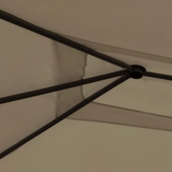 Belvédère 2,98x5,3x2,59 m Taupe 160 g/m² 