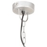 Lampe suspendue industrielle vintage 25 W Argenté Rond 31cm E27 