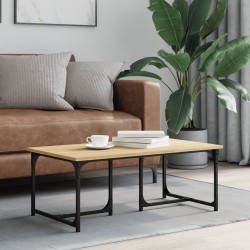 Table basse Chêne sonoma 90x50x35 cm Bois d'ingénierie 