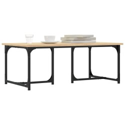 Table basse Chêne sonoma 90x50x35 cm Bois d'ingénierie 