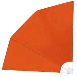 Auvent latéral pliable de balcon Terre cuite 210 x 210 cm  