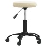 Chaise de salle à manger Crème Velours 