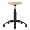 Chaise de salle à manger Crème Velours 