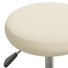 Chaise de salle à manger Crème Velours 