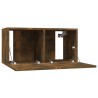 Ensemble de meubles TV 7 pcs Chêne fumé Bois d'ingénierie 