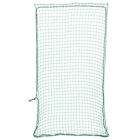 Filet pour remorque avec corde élastique vert 7x3,5 m PP 