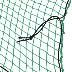 Filet pour remorque avec corde élastique vert 7x3,5 m PP 