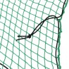 Filet pour remorque avec corde élastique vert 7x3,5 m PP 