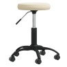 Tabouret de massage Velours Crème 