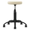 Tabouret de massage Velours Crème 