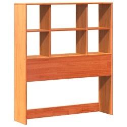 Cadre de lit sans matelas cire marron 100x200cm bois pin massif 