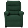 Fauteuil inclinable Vert foncé Tissu 