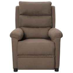 Fauteuil inclinable Taupe Tissu 