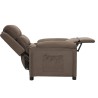 Fauteuil inclinable Taupe Tissu 