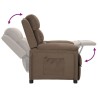Fauteuil inclinable Taupe Tissu 