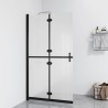 Paroi de douche pliable Verre ESG dépoli 110x190 cm 
