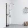 Paroi de douche pliable Verre ESG dépoli 110x190 cm 