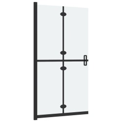 Paroi de douche pliable Verre ESG dépoli 110x190 cm 