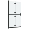 Paroi de douche pliable Verre ESG dépoli 110x190 cm 