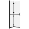Paroi de douche pliable Verre ESG dépoli 110x190 cm 