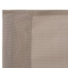 Salon de jardin 4 pcs Tissu et acier Taupe 