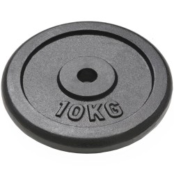 Plaque de poids 4 pcs 2 x 10 kg + 2 x 5 kg Fonte 