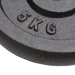 Plaque de poids 4 pcs 2 x 10 kg + 2 x 5 kg Fonte 