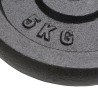 Plaque de poids 4 pcs 2 x 10 kg + 2 x 5 kg Fonte 