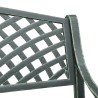 Banc de jardin 102 cm Aluminium coulé Vert 