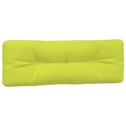 Coussins de palette lot de 7 vert vif tissu 