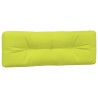 Coussins de palette lot de 7 vert vif tissu 