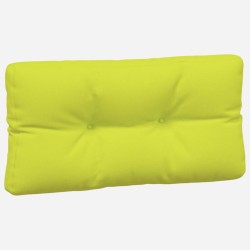Coussins de palette lot de 7 vert vif tissu 