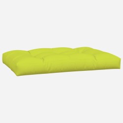 Coussins de palette lot de 7 vert vif tissu 