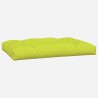 Coussins de palette lot de 7 vert vif tissu 