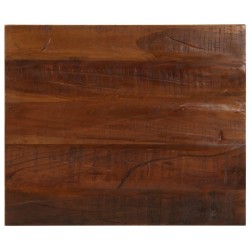 Dessus de table 60x50x2,5 cm rectangulaire bois massif récupéré 