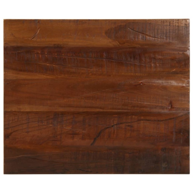 Dessus de table 60x50x2,5 cm rectangulaire bois massif récupéré 