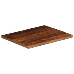 Dessus de table 60x50x2,5 cm rectangulaire bois massif récupéré 