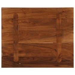 Dessus de table 60x50x2,5 cm rectangulaire bois massif récupéré 