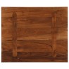 Dessus de table 60x50x2,5 cm rectangulaire bois massif récupéré 