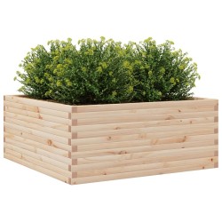 Jardinière 110x110x46 cm bois de pin massif 