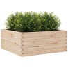 Jardinière 110x110x46 cm bois de pin massif 
