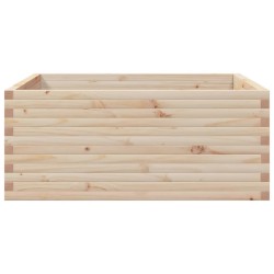 Jardinière 110x110x46 cm bois de pin massif 